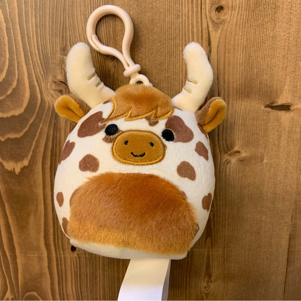 3.5” clip Alonzo Longhorn Highland Cow